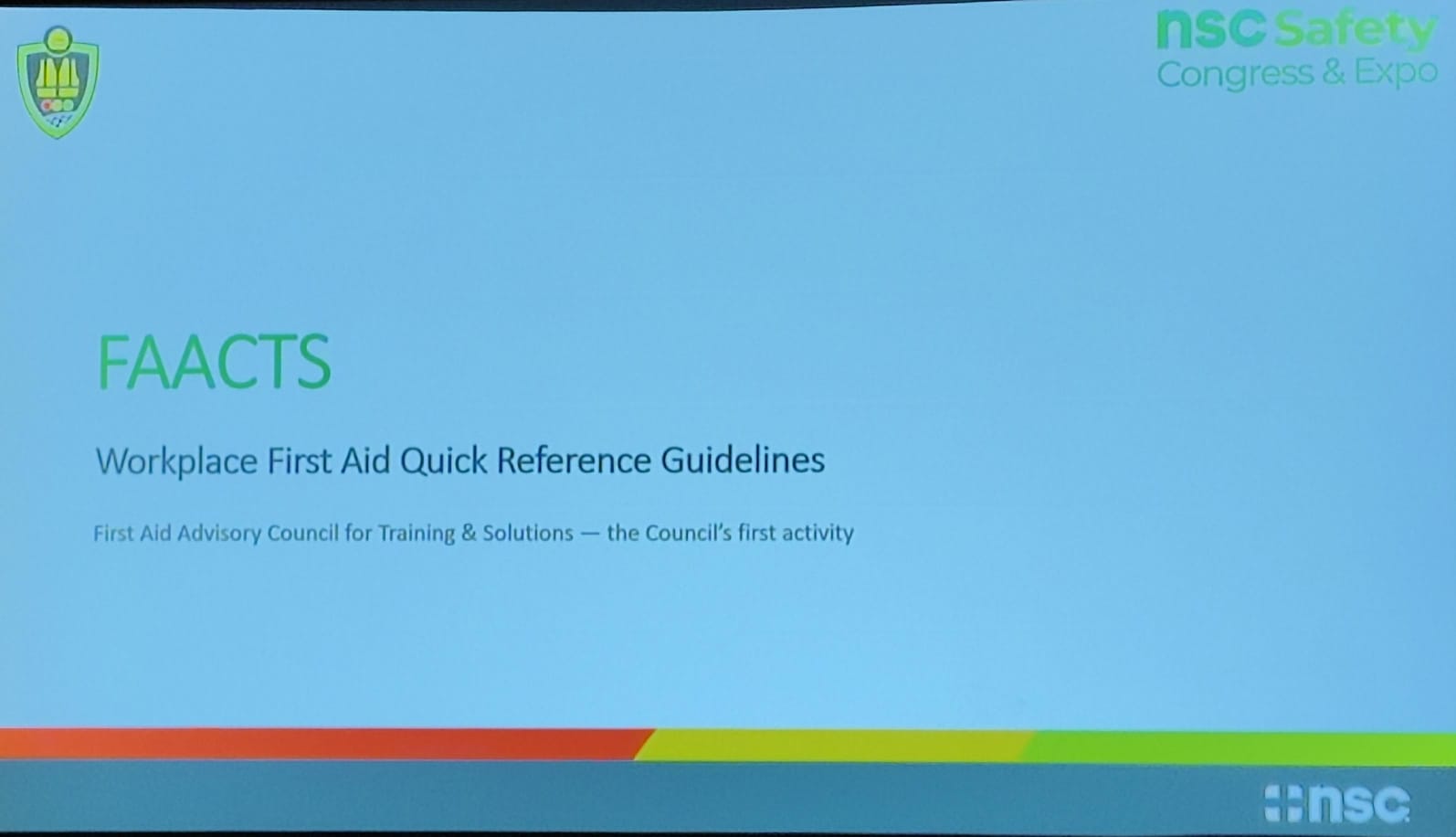 Comité especializado de primeros auxilios del National Safety Council